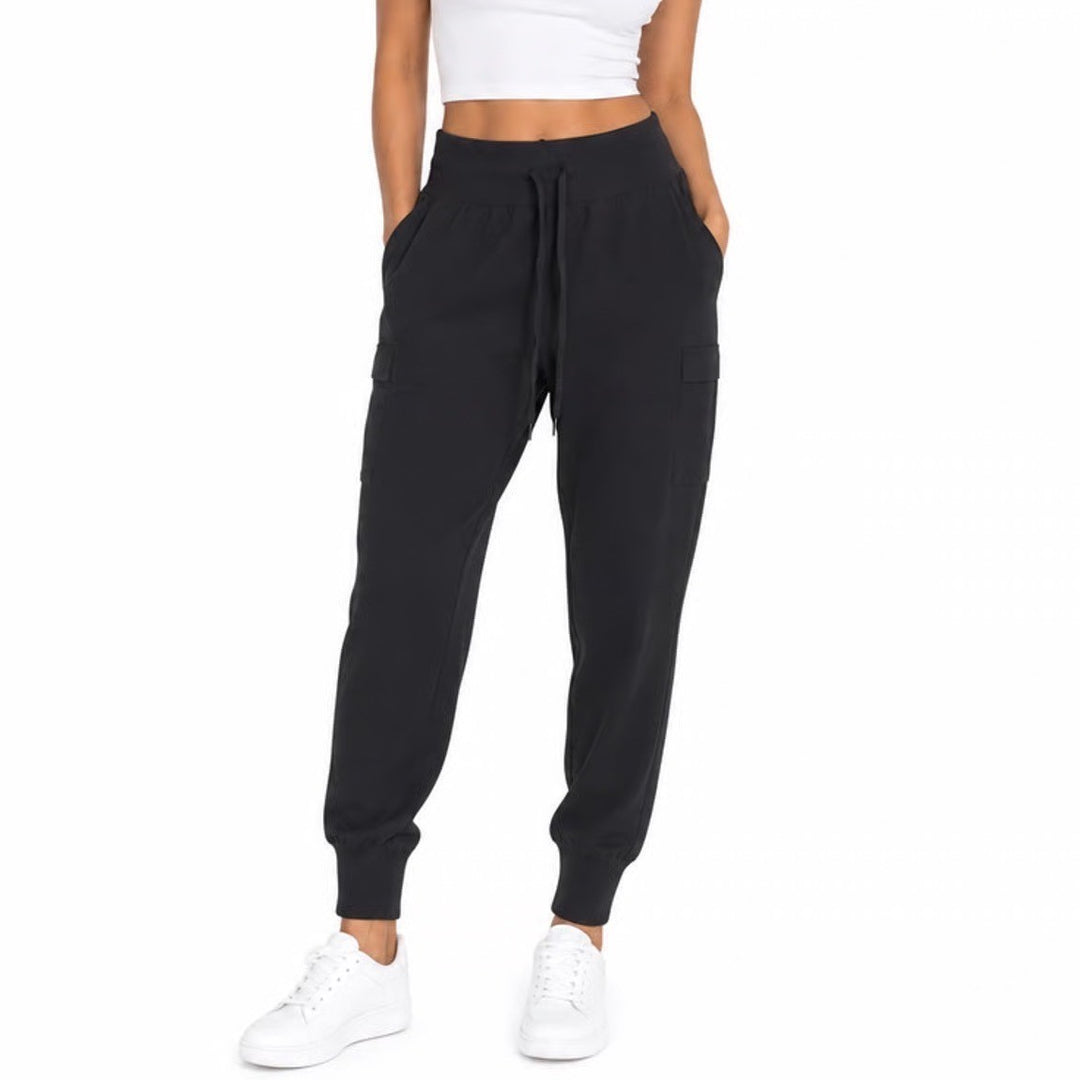 CALIA TrueLight Cargo Jogger Pants Womens XS Pure Black New