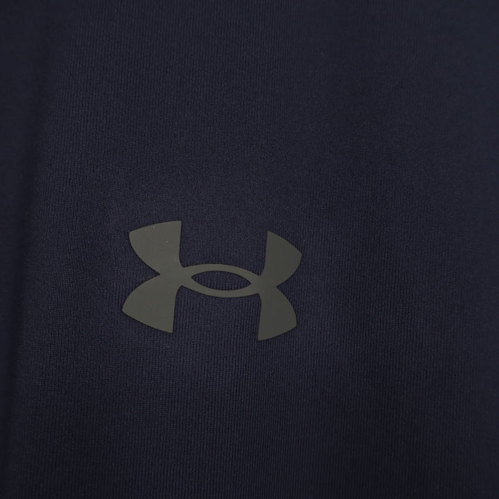 Under Armour Polo Shirt Mens 3XL Navy Stretch Short Sleeve Golf Performance