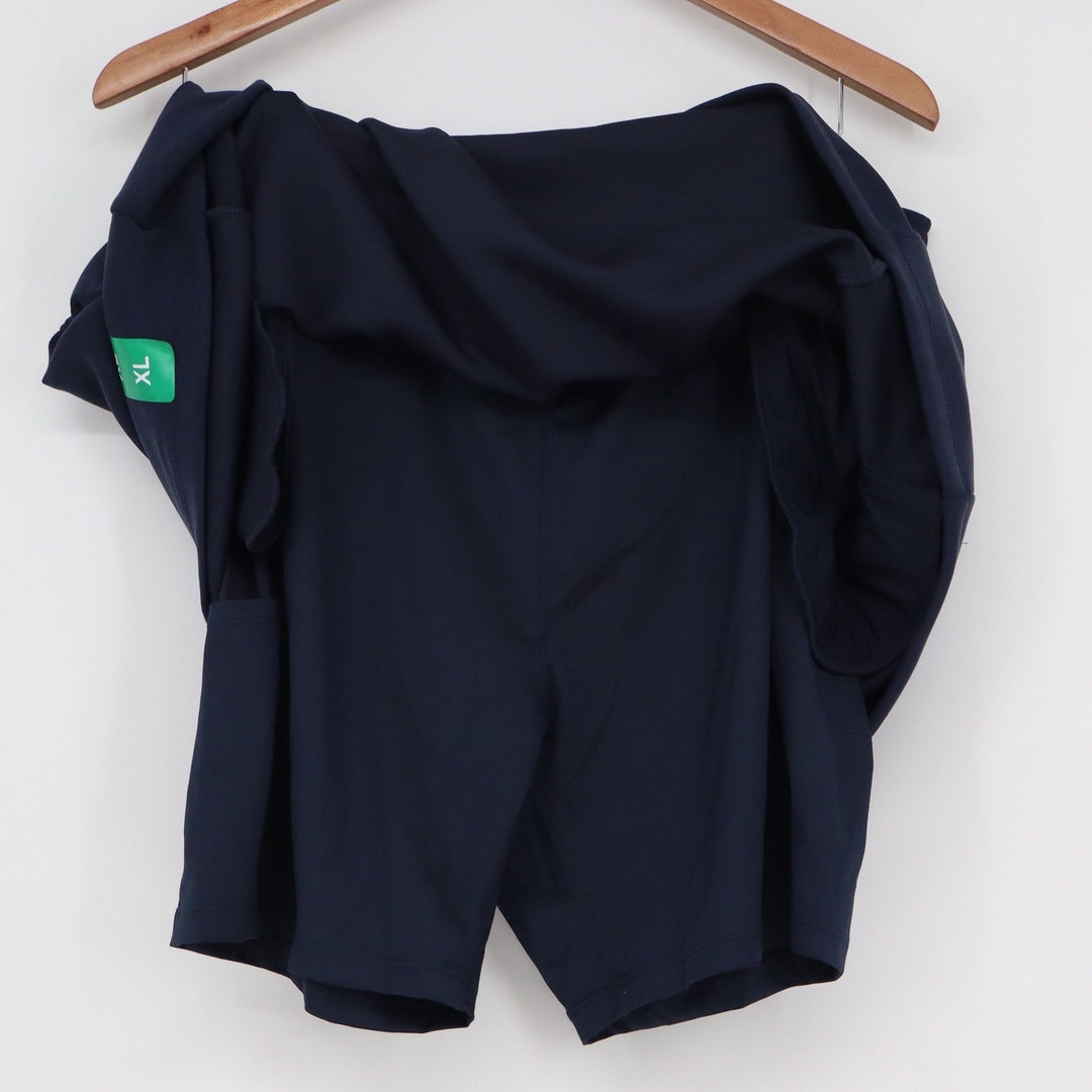 Mondetta Performance Luxury Navy Blue High Rise Walking Skort XL NWT