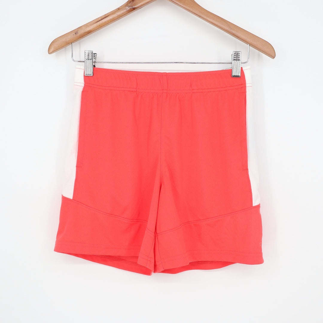 DSG Boys All Sport Shorts Cabana Coral White Moisture Wicking Size Large 14-16