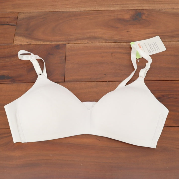 Warners No Side Effects Seamless Underwire Lightly Lined T Shirt Bra 36B White