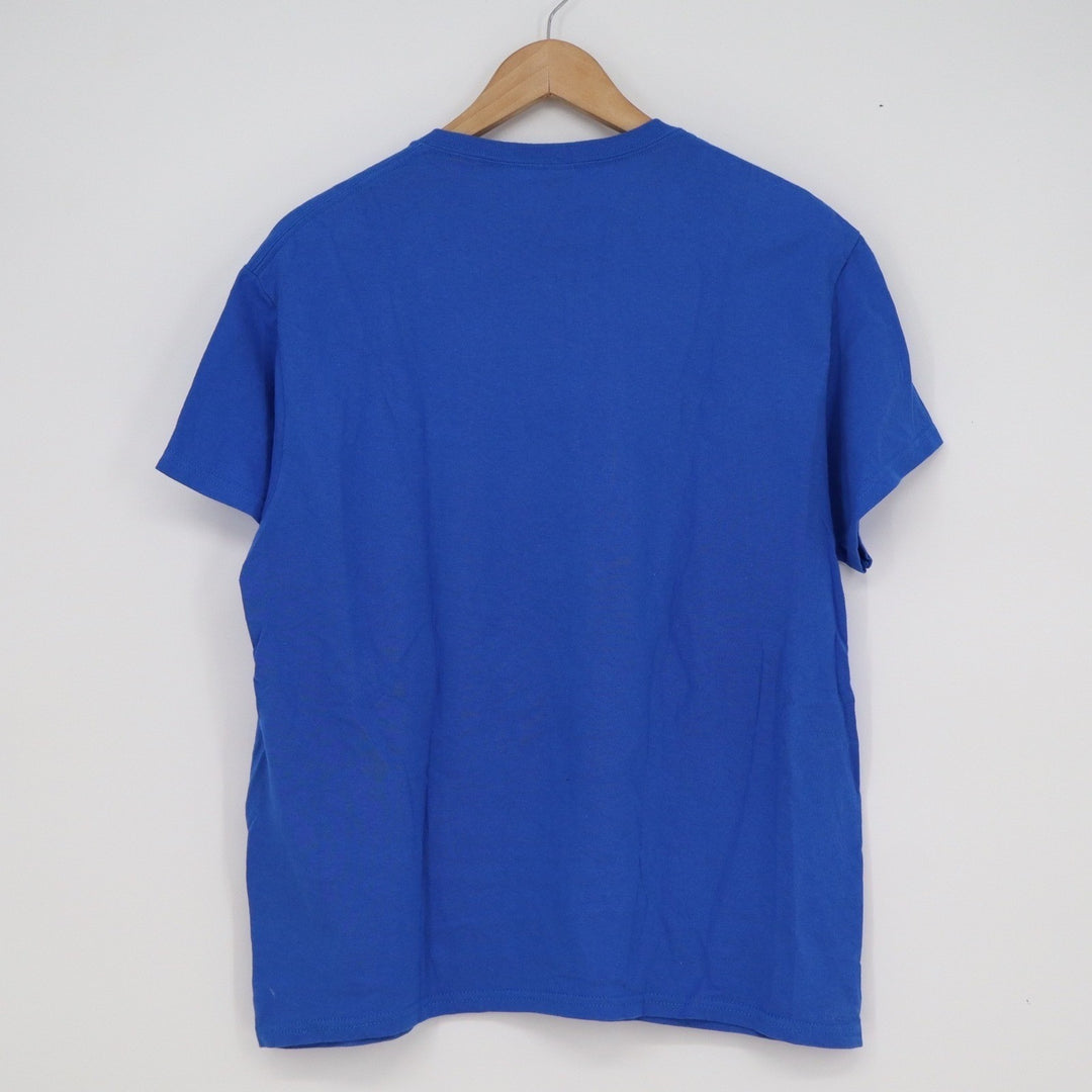 Duke Blue Devils Basketball T-Shirt Gildan Heavy Cotton Royal Blue Mens Medium