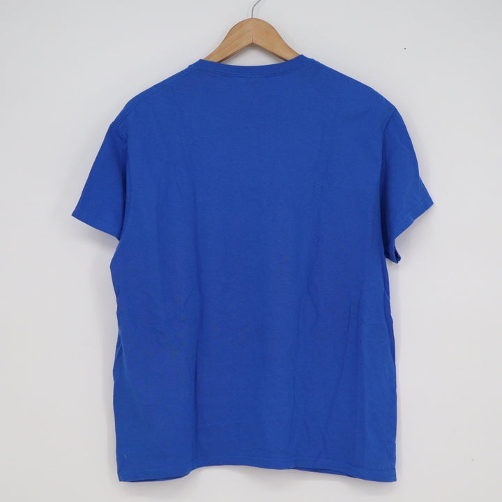 Duke Blue Devils Basketball T-Shirt Gildan Heavy Cotton Royal Blue Mens Medium