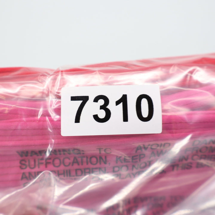 Naked Wardrobe Pink Red Colorblock Ribbed Midi Bodycon Dress L