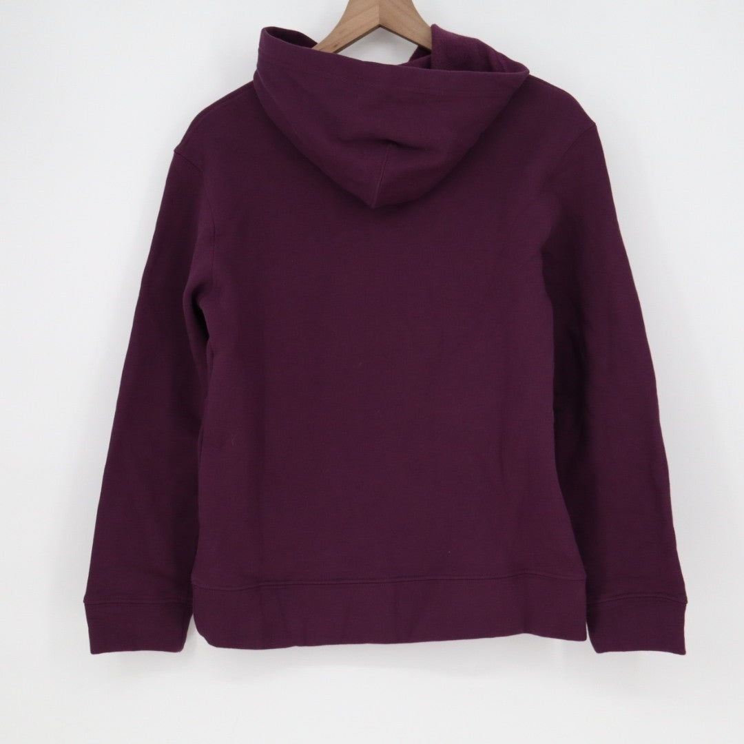 American Giant Midweight Hoodie Womens XS Blackberry Wine Cotton Kangaroo Pocket