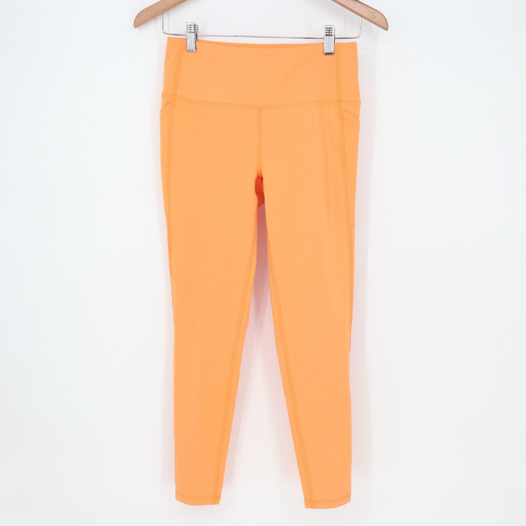 DSG Momentum 7/8 Leggings Vintage Orange High Rise Side Pockets Womens Small