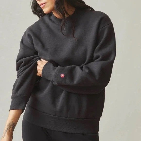 American Giant American Vintage Crew Sweatshirt Unisex Small Black Fleece Lined