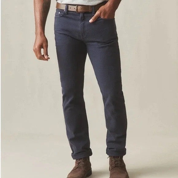 American Giant The Roughneck Pant Made In USA Size 30X32 Navy Blue
