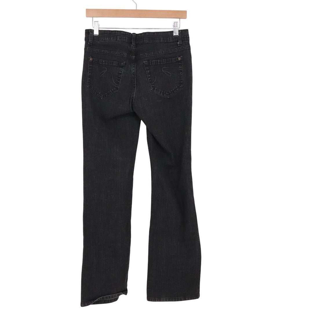 Faded Glory Women's Black Stretch Bootcut Jeans Petite 4P