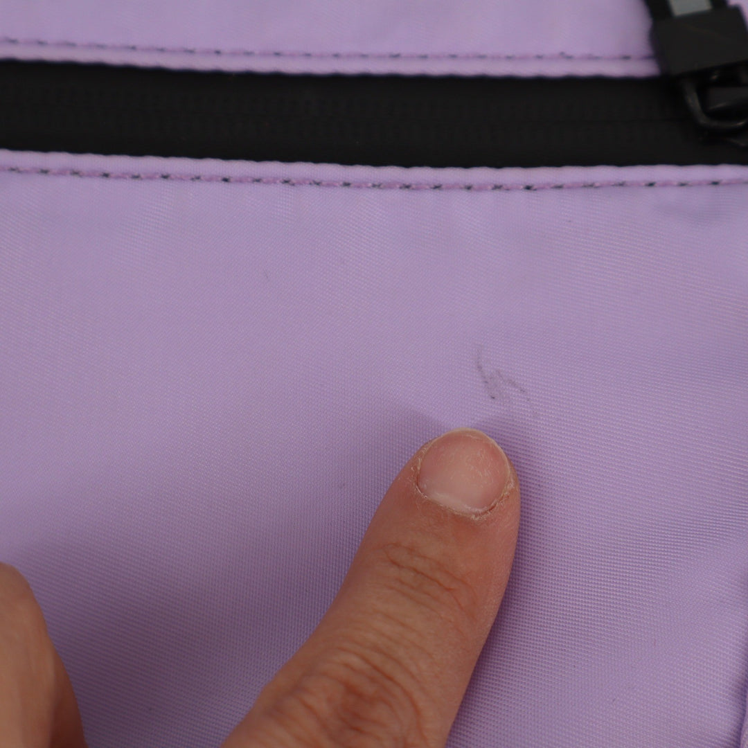 MW Lavender Purple Nylon Fanny Pack Waist Bag Adjustable Strap 3-Pocket