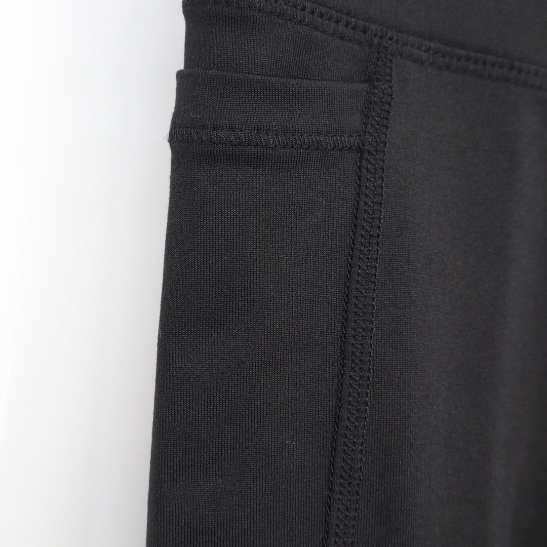 DSG Girls Momentum Bike Short Pure Black Mid Rise XS 8-9 New