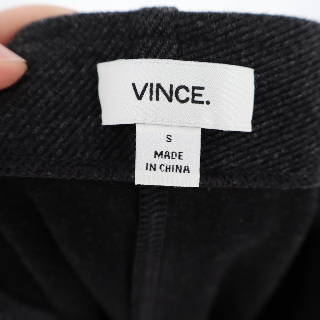 Vince Charcoal Gray Ponte Knit Pull On Slim Leggings Pants Small