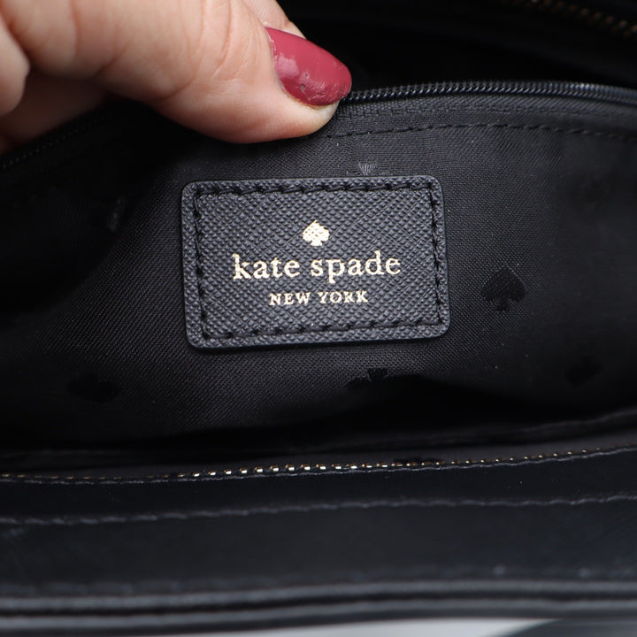 Kate Spade Tote Bag Womens Large Laurel Way Reiley Black Saffiano Leather