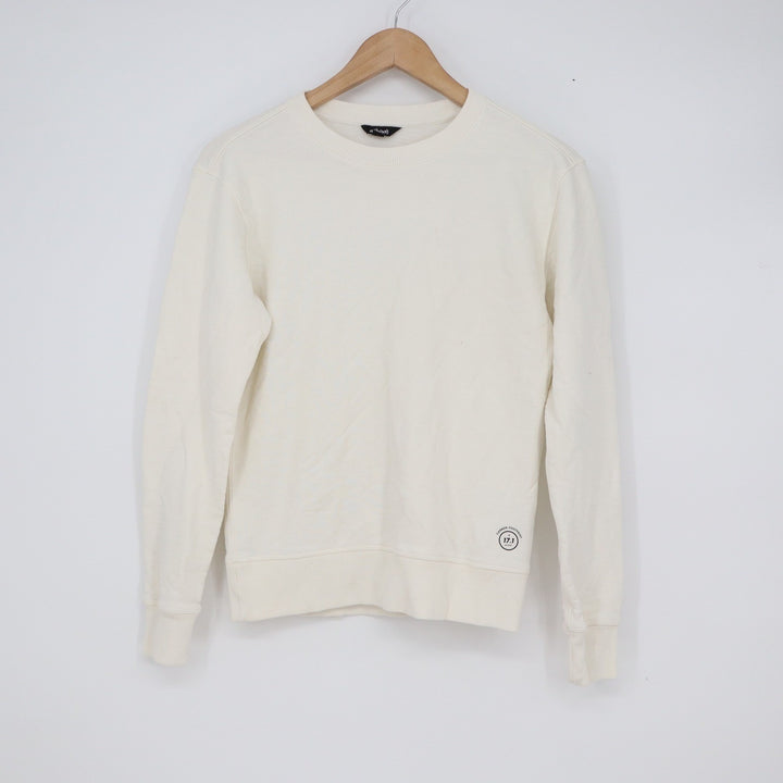 Allbirds Womens R&R Sweatshirt Cream White Organic Cotton Hemp XS