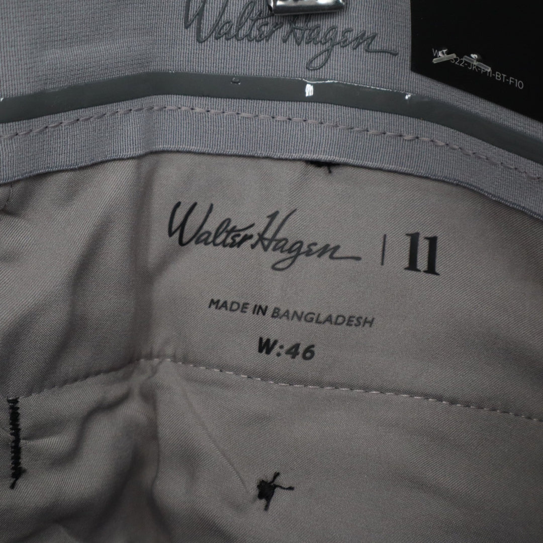 Walter Hagen Mens Perfect 11 Golf Shorts Black Big & Tall 46 Flat Front