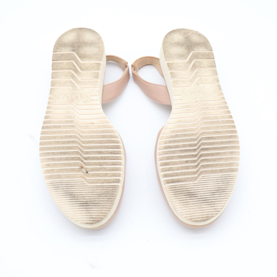 Soul Naturalizer Idea d'Orsay Slingback Flats Mauve Pink Womens 8M