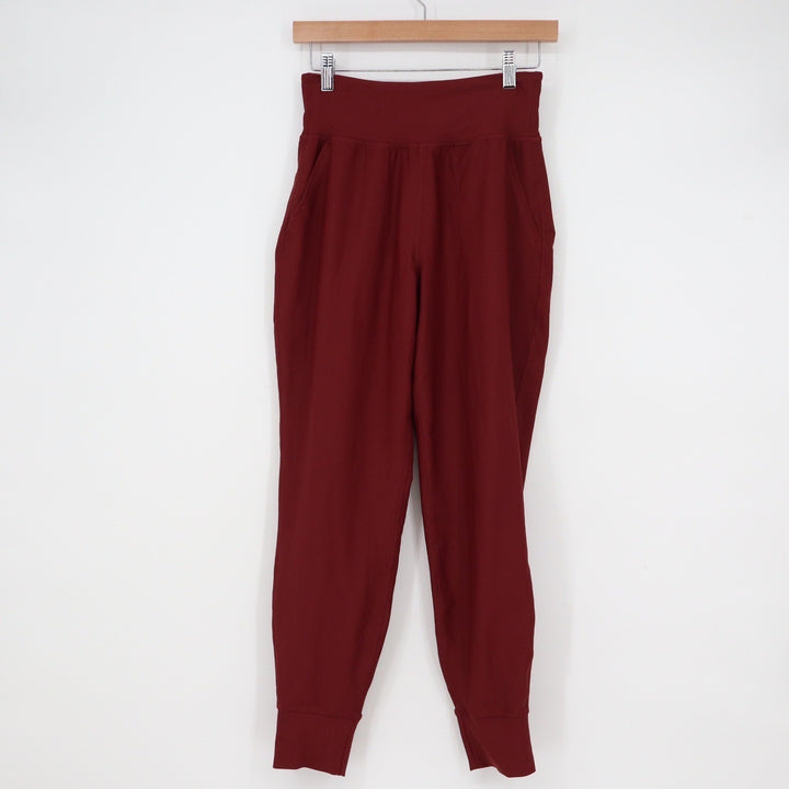 Old Navy Active Powersoft High Rise Joggers Burgundy Go-Dry Pants Small