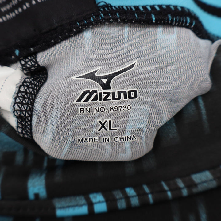 Mizuno Womens Nighthawk Sliding Short 905S Black Teal Digital Print XL