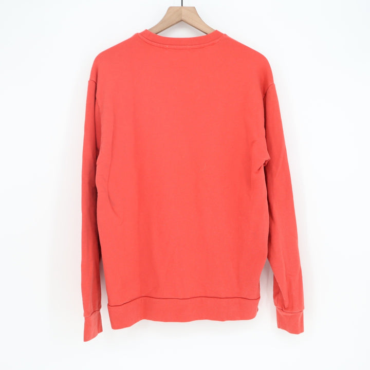 Forever 21 Sweatshirt Womens M With Purpose Smile Orange Graphic Pullover Fair