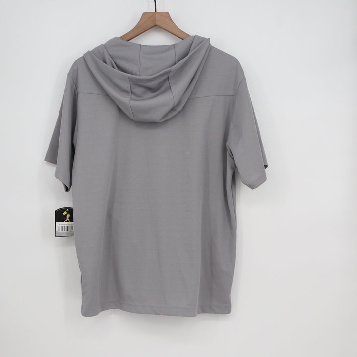 America's Brand Baseball Bat Bros BP Tee Mens Medium Grey Short Sleeve Hoodie