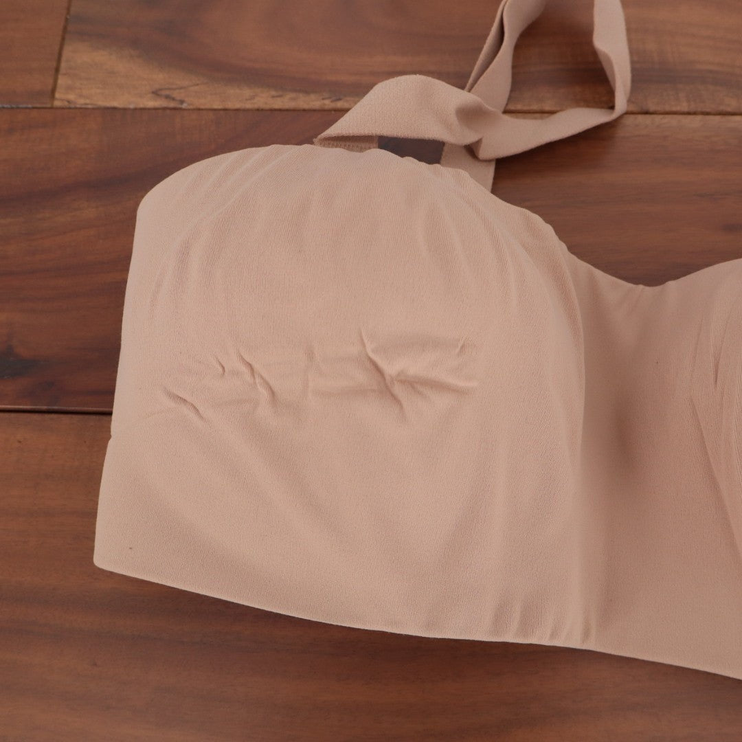 Calvin Klein Adapt Bandeau Bra Womens M Cedar Strapless Wireless Full Coverage