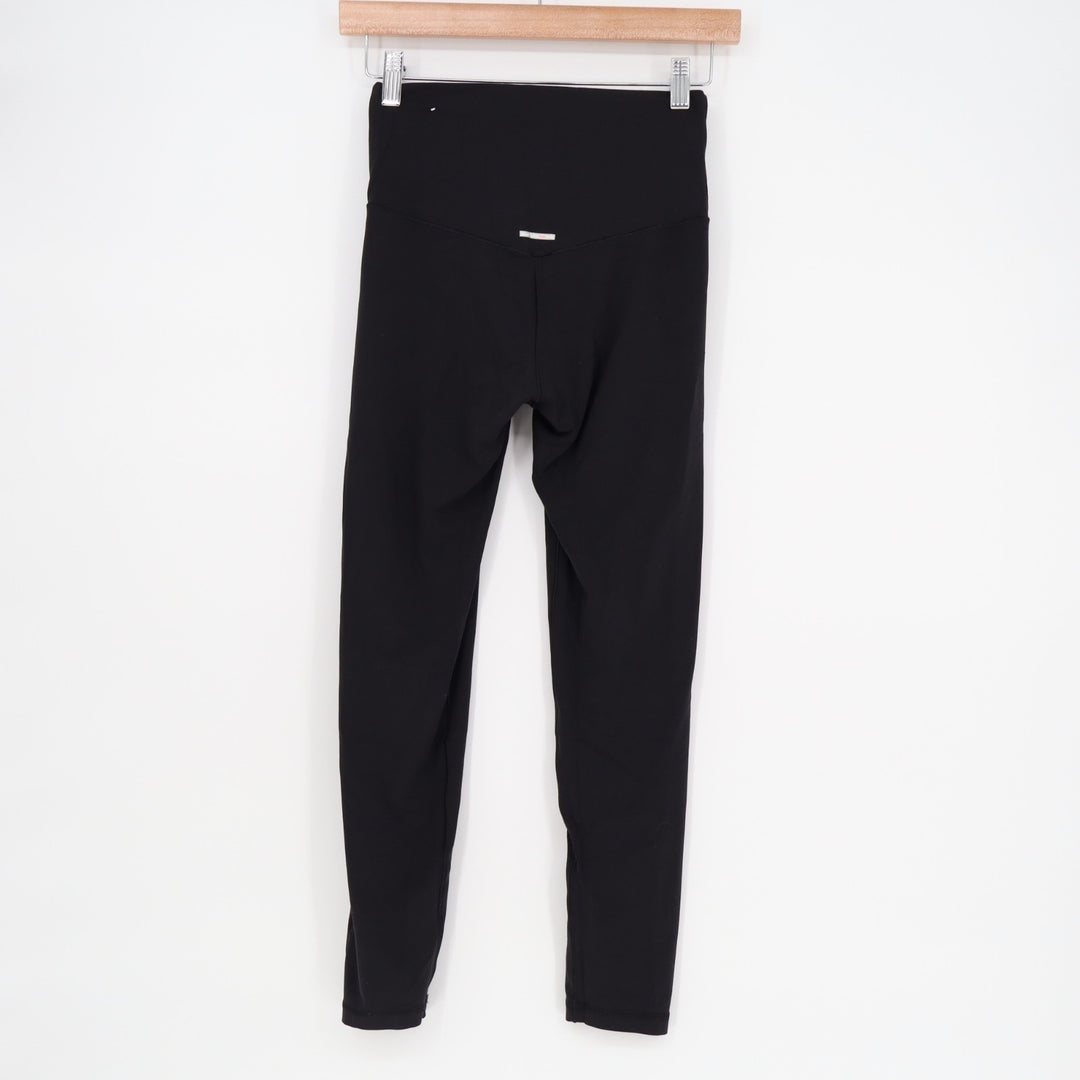 Aerie Chill Play Move Leggings Womens M Long Black Stretch High Rise Skinny Leg