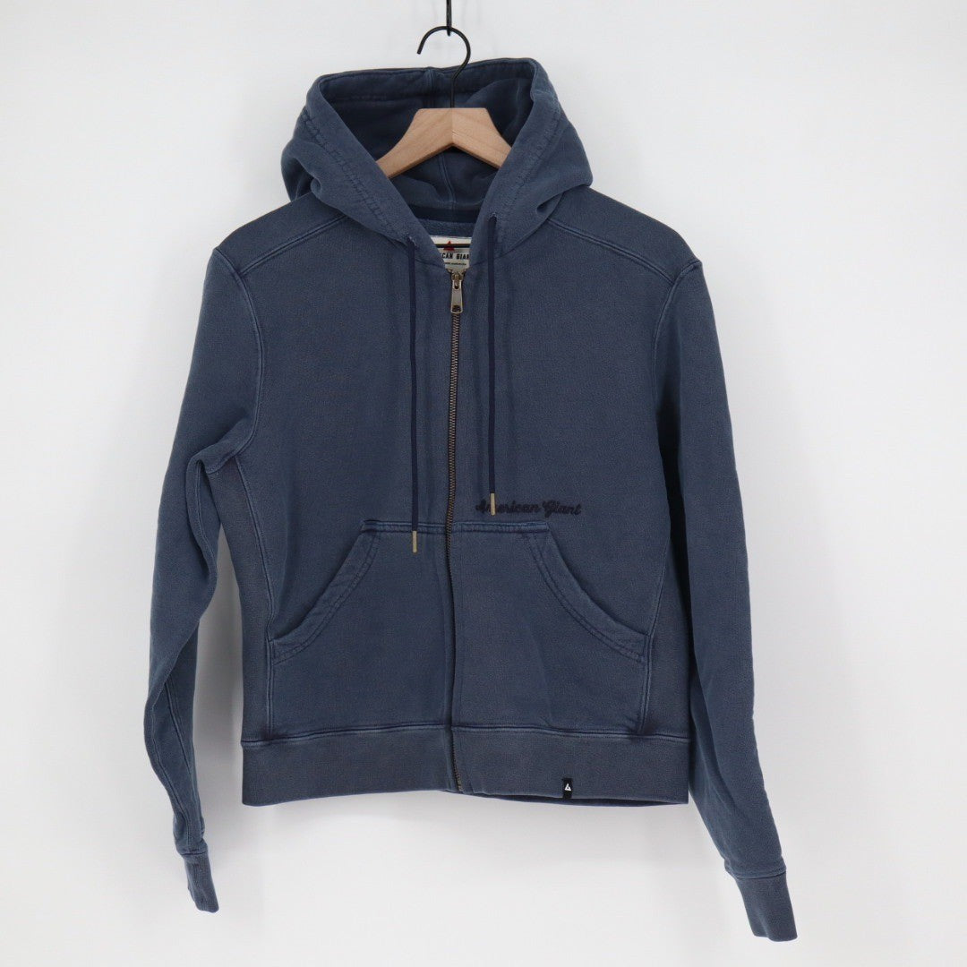 American Giant Women's Vintage Wash Relaxed Classic Full Zip 2.0 Size S