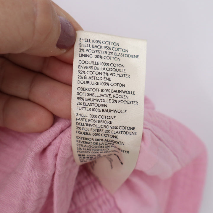 Anthropologie Pink Cotton Gauze Smocked Back Camisole Top Small