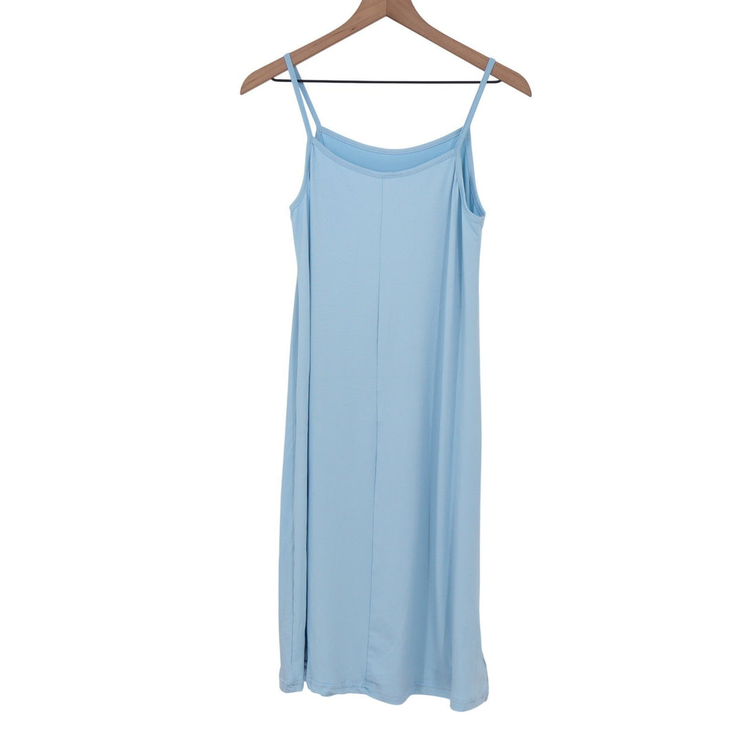 Cider Light Blue Spaghetti Strap Cami Mini Dress Womens Size Medium NEW