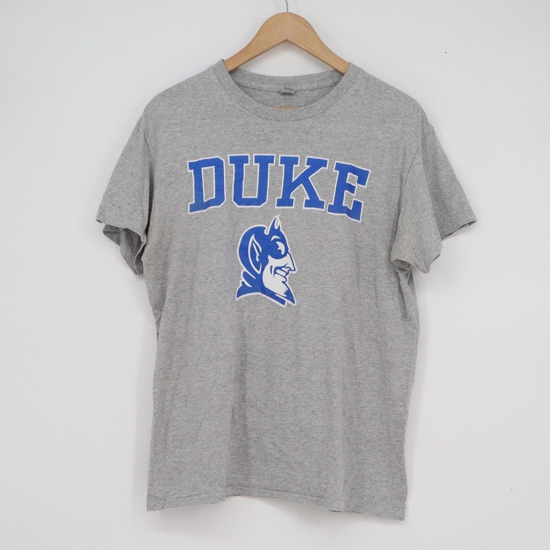 Gildan Duke University Blue Devils T-Shirt Gray NCAA Basketball Mens Medium