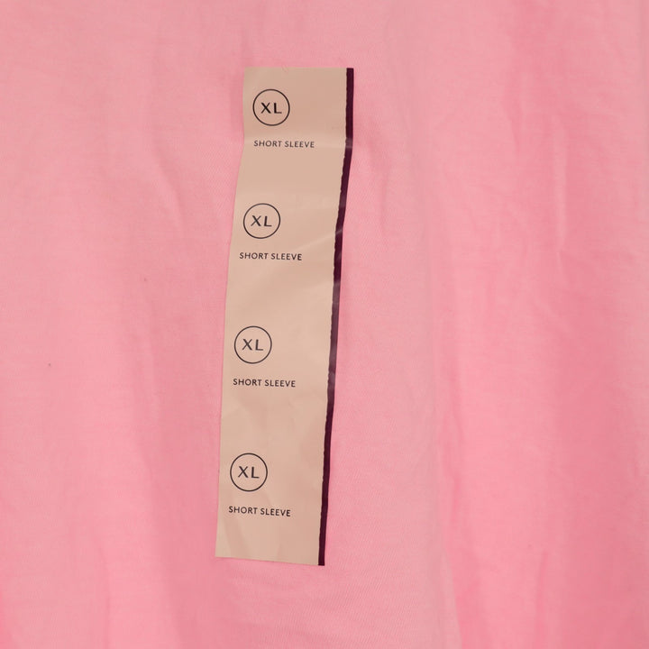 Universal Thread Shrunken T-Shirt Womens XL Pink V-Neck Short Sleeve Pullover