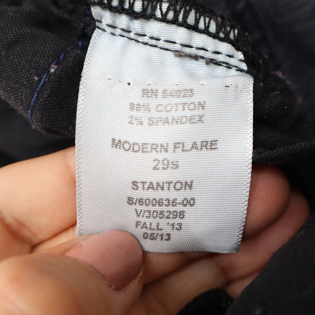 Gap 1969 Modern Flare Jeans Dark Wash Stanton Blue Denim 29s Fall 2013