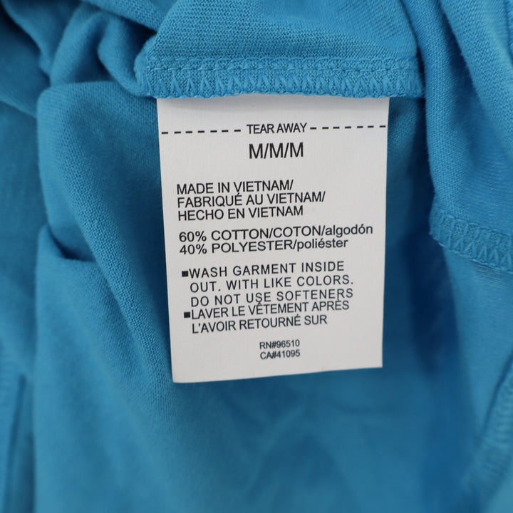Under Armour Mens Left Chest Cut Off Tank Blue Muscle Shirt Size M