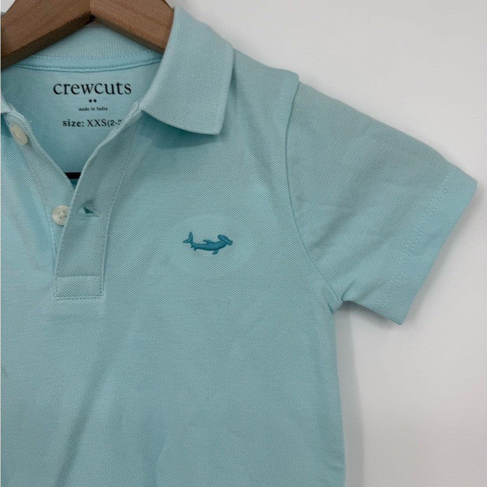 J.Crew Crewcuts Boy's Pique Critter Polo Shirt Size XXS (2-3)