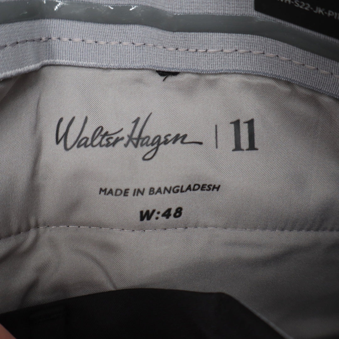 Walter Hagen Mens Big & Tall Golf Shorts Black 48 Moisture Wicking