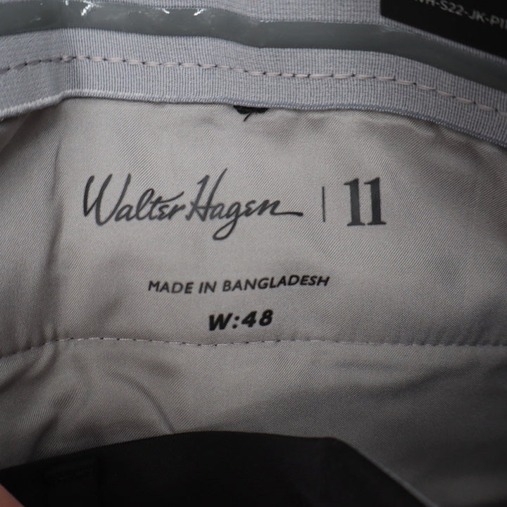 Walter Hagen Mens Big & Tall Golf Shorts Black 48 Moisture Wicking