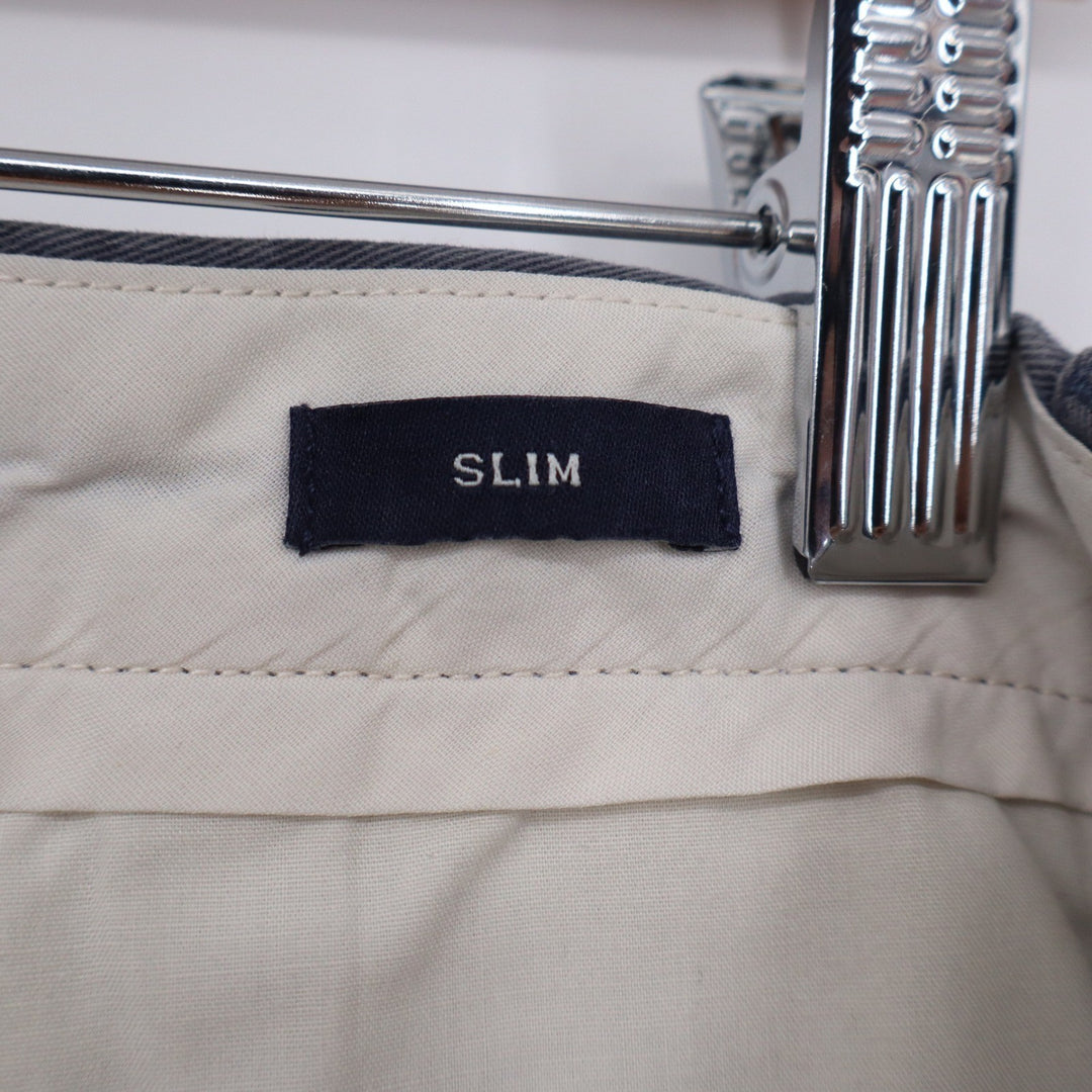 J.Crew Flex Slim Fit Chino Pants Mens 32x30 Gray Cotton Stretch Trousers