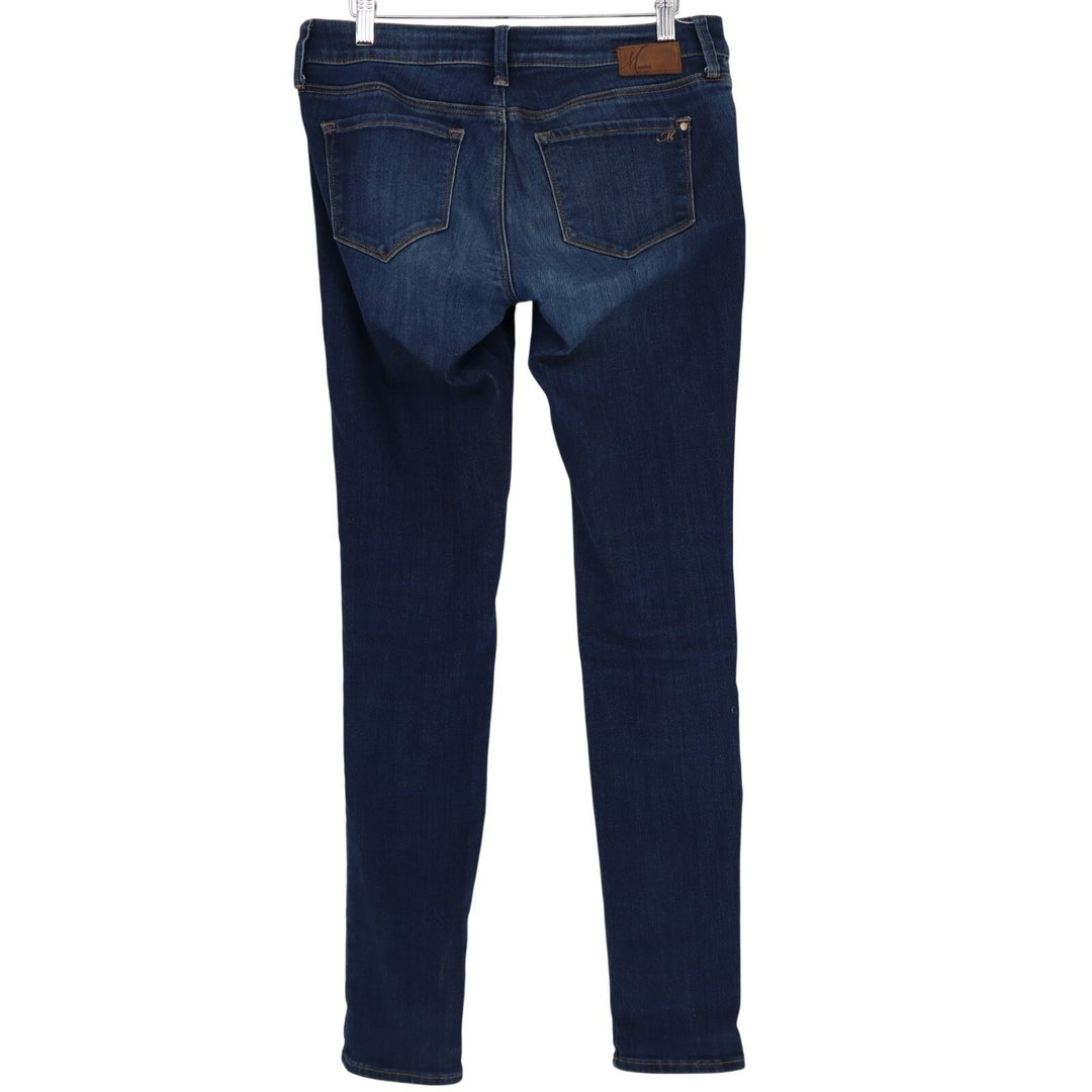 Mavi Jeans Womens W32 Blue Denim Cotton Stretch 5-Pockets Mid Rise Skinny Leg