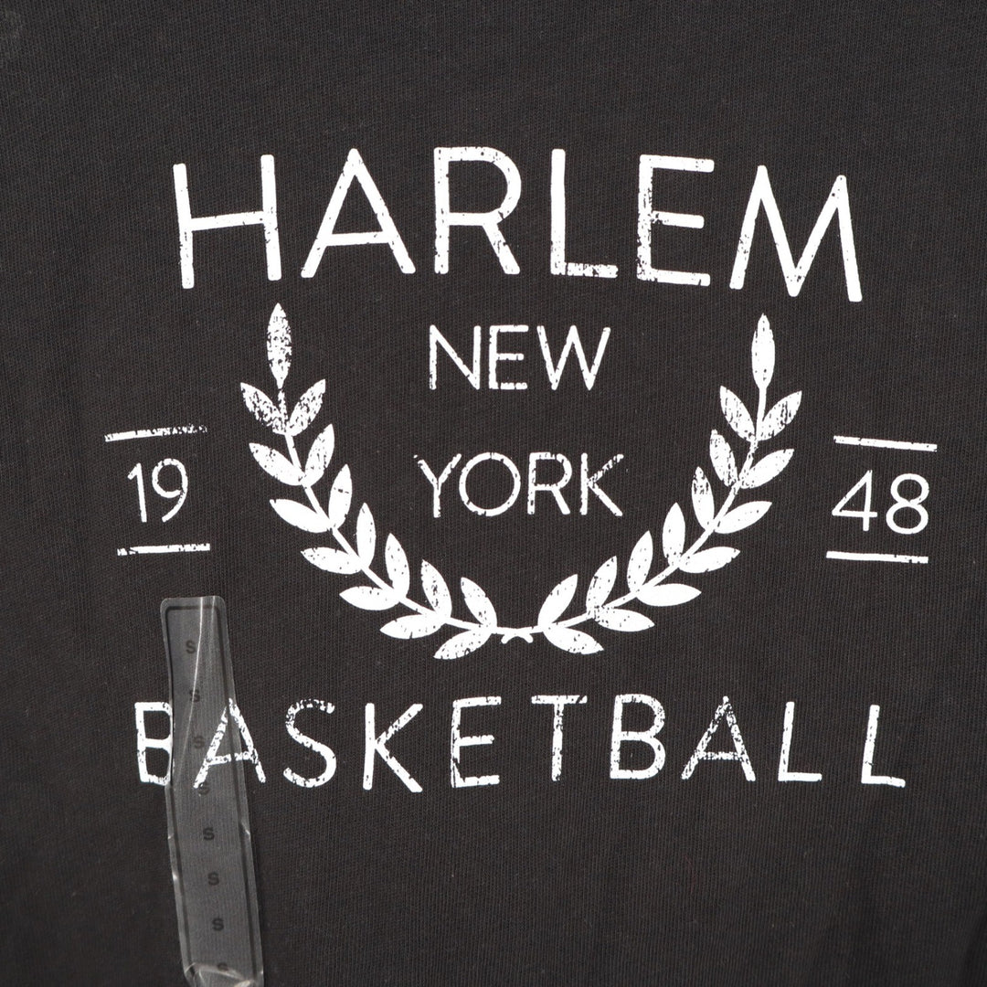 DSG Girls Small Harlem New York Basketball Graphic Tee Shirt Black