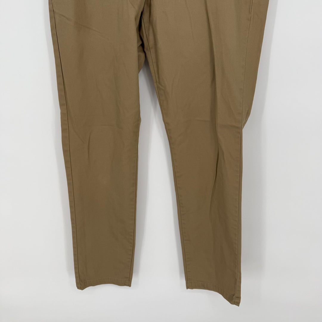 Dockers Flex Comfort Pants Mens 32 X 32 Khaki Slim Fit Cotton Stretch Skinny Leg