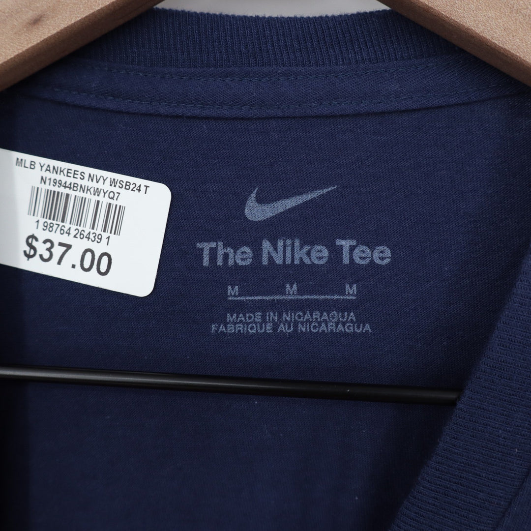 Nike New York Yankees 2024 World Series Navy Blue Graphic T-Shirt Mens Medium