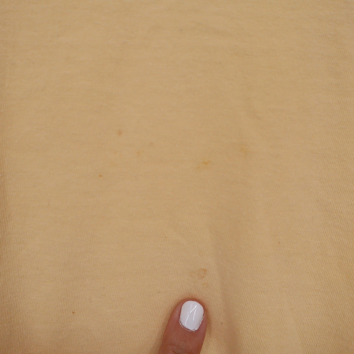 Just My Size Womens 5X Yellow Relaxed Fit Short Sleeve Scoop Neck T-Shirt