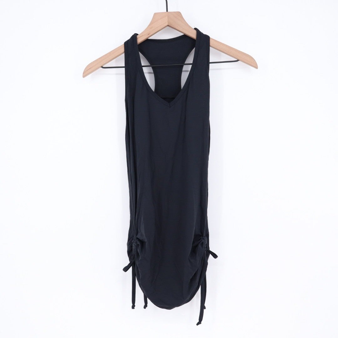 BIA BRAZIL Activewear Racerback Tank Top with Adjustable Side Ruching Size M