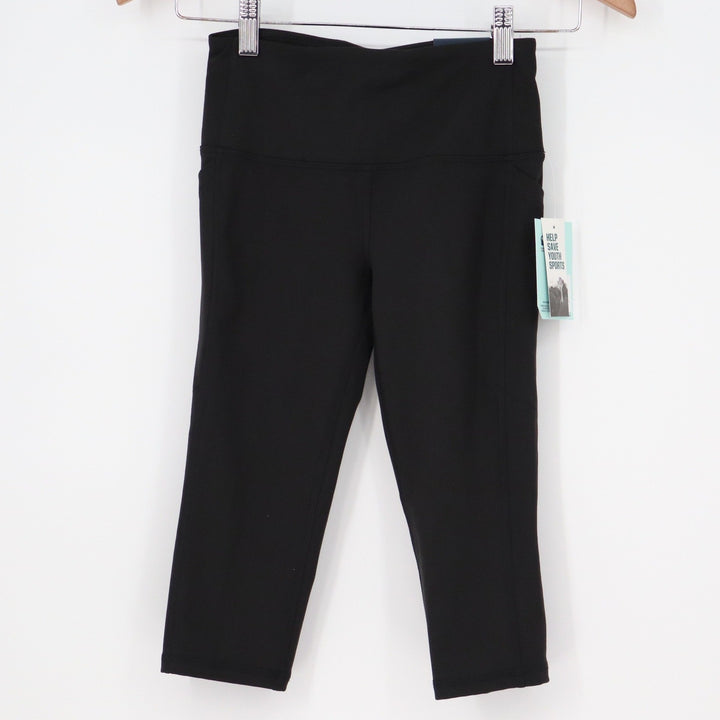 DSG Momentum High Rise Crop Leggings Black Womens XXS New