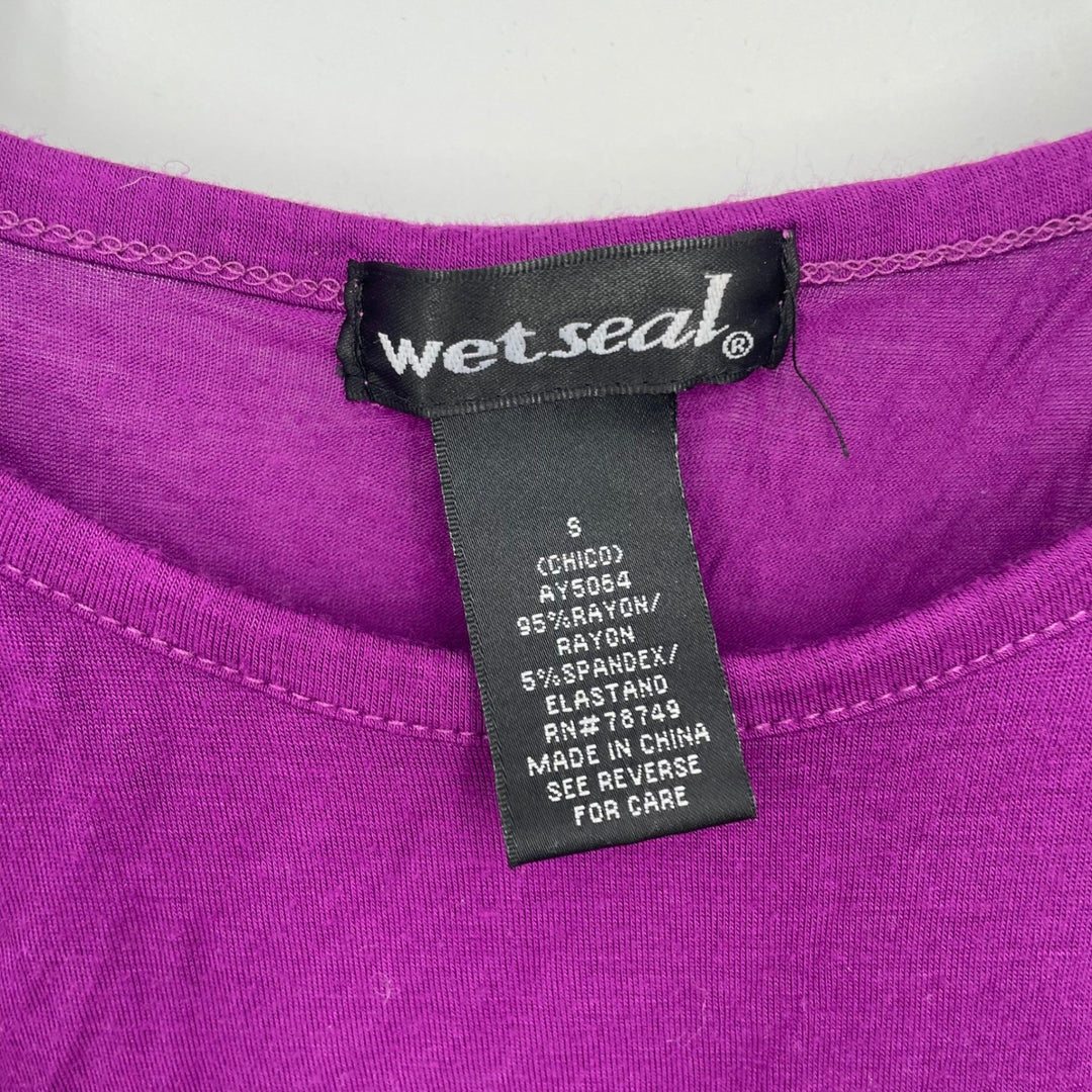 Wet Seal Purple Spaghetti Strap Cami Tank Top Size S