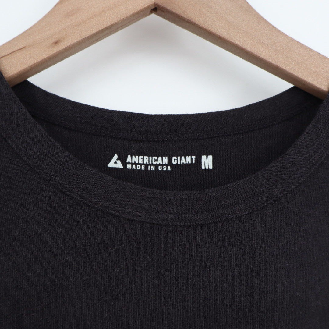 American Giant Men's Hemp Jersey Crew Tee Size M Made In USA