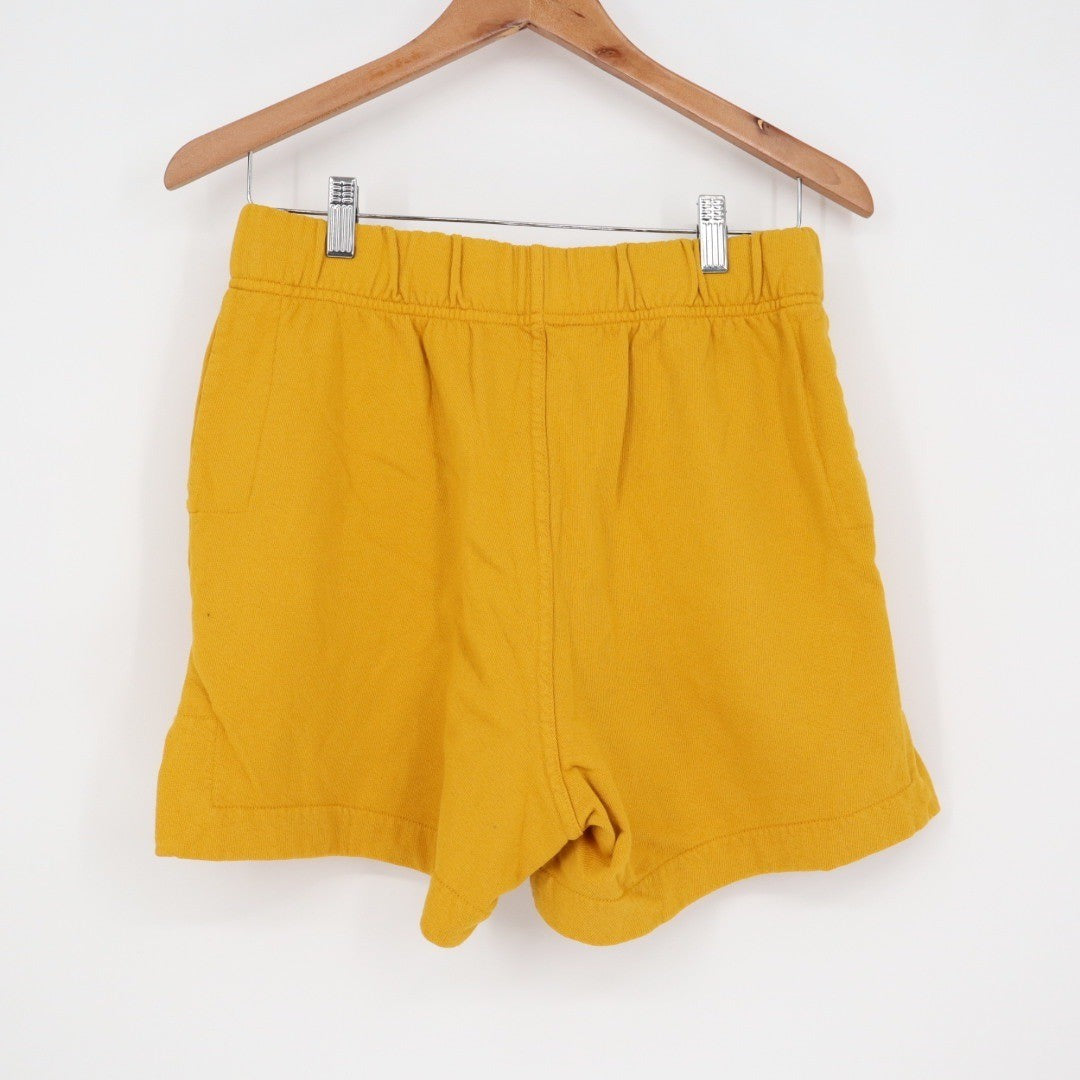 American Giant Women's Side Slit French Terry Short Size S Made in USA