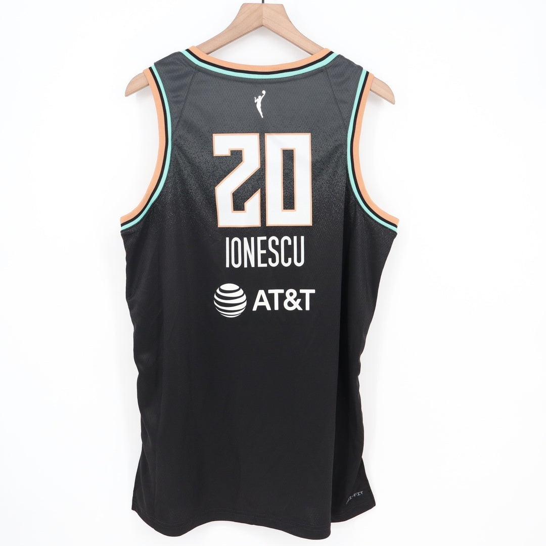 Nike New York Liberty Sabrina Ionescu 20 Explorer Edition Jersey Black Womens L