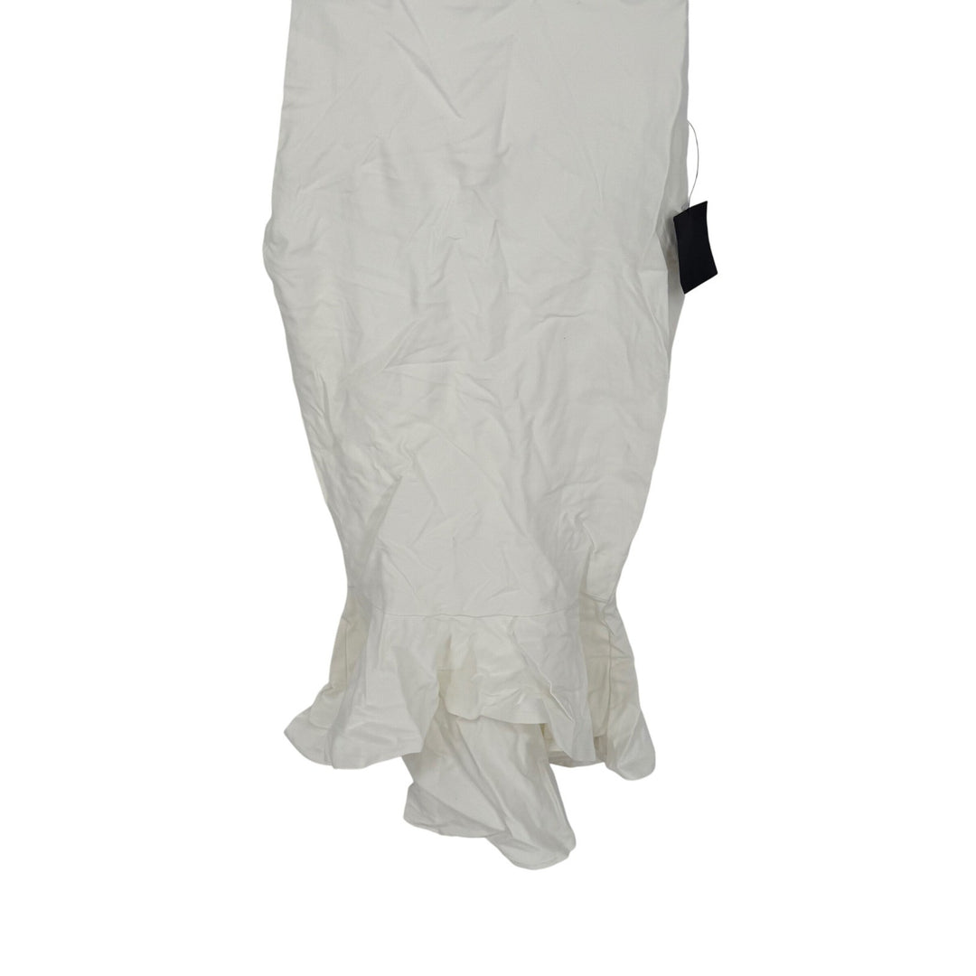 Lulus How Much I Care Ivory Off-The-Shoulder Midi Dress Size M