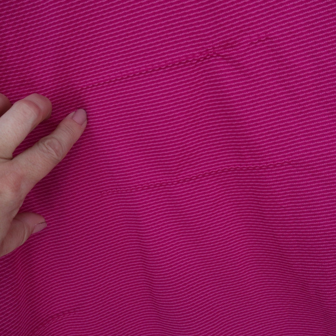 Active8 Womens Funnel Neck Performance Top Pink Long Sleeve Thumbholes Size M